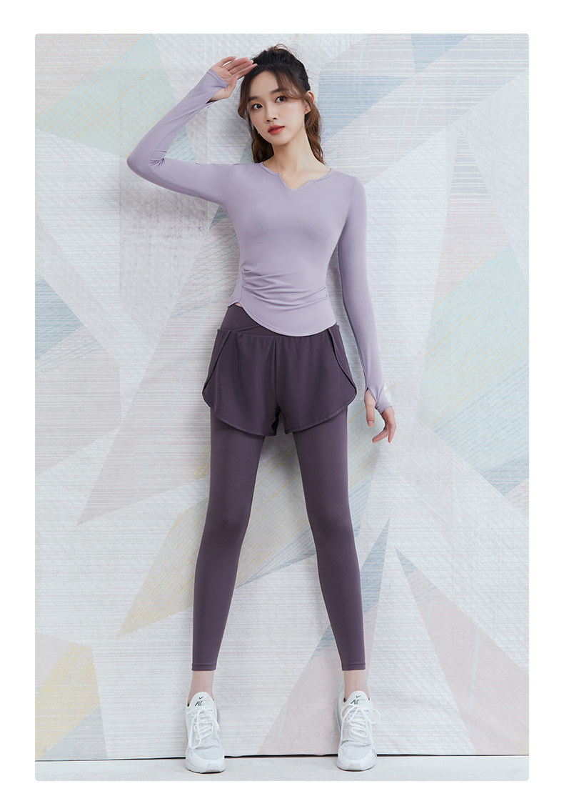 10-小V領褶皺長袖 V腰短褲假兩件_14.jpg