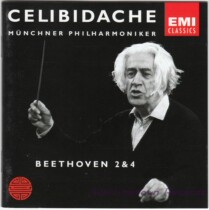 Celibidak Munich Philharmonic Beethoven 2nd 4th Symphony