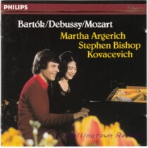 Argerich Kovacevich Bartok Debussy Mozart works for two pianos