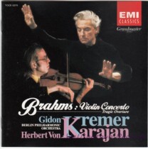 Karajan Berlin Philharmonic Kramer Brahms Violin Concerto Toshiba Series 2088