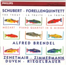 Brendel Schubert Piano Quintet Trout Mozart Piano Quartet