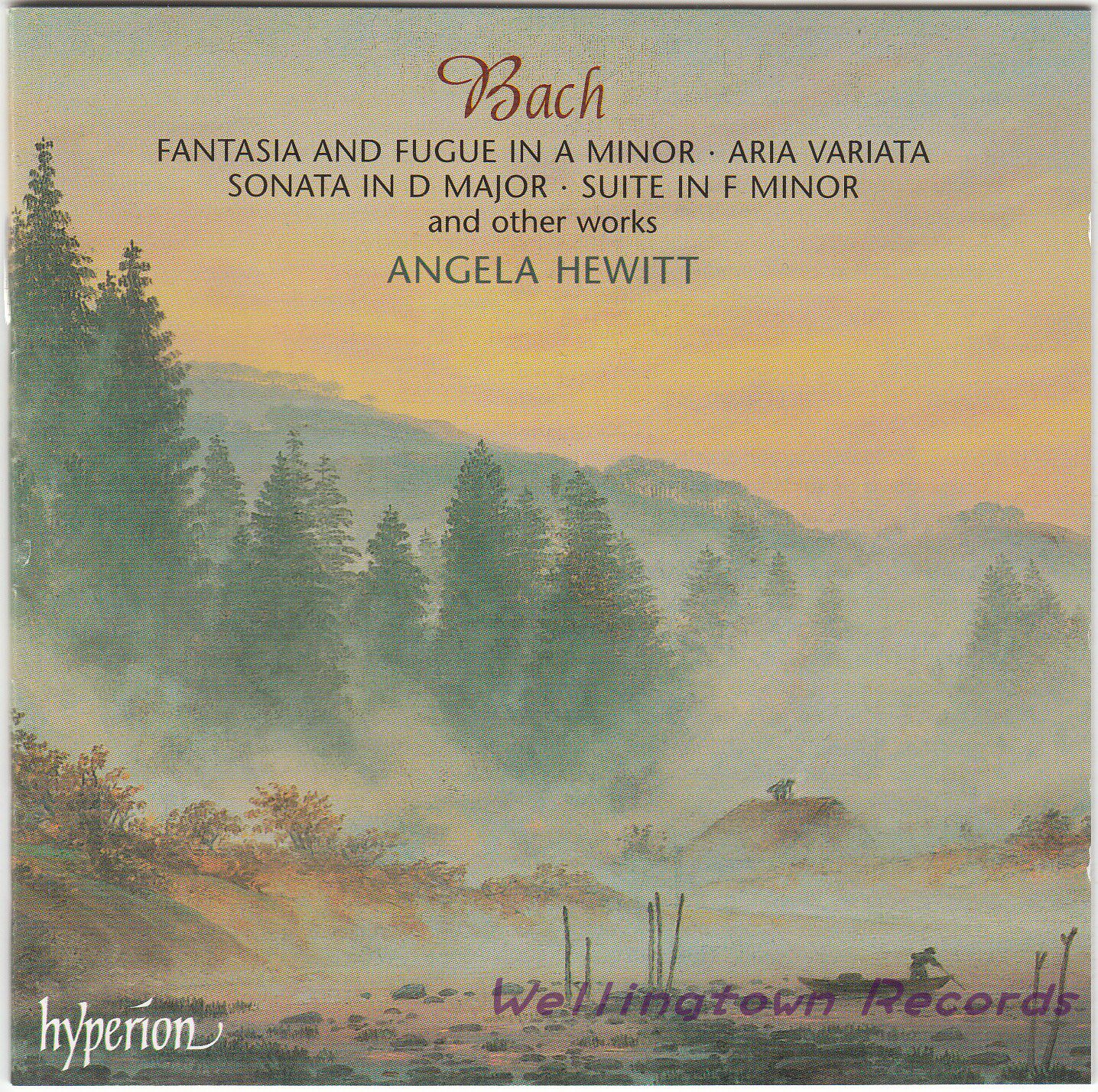 Angela Hewitt Bach piano works