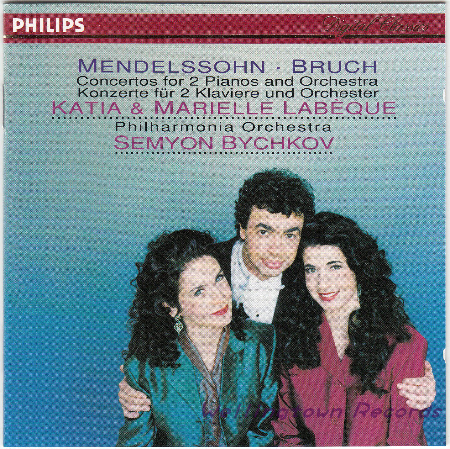 Bichkov Philharmonic Orchestra Labeck Sisters Mendelssohn Bruch Concerto for Two Pianos