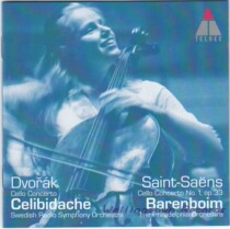 Barenboim Chelibidac Dupree Saint-Saens Dvorak Cello Concerto