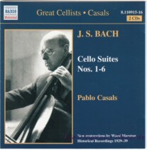 Casals Bach Suite for Cello for Unaccompanied No Marston Transformation #