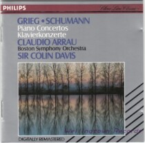 Colin Davis Boston Symphony Arau Grieg Schumann Piano Concerto
