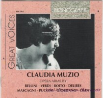 Claudia Muzio opera aria excerpt monophonic recording