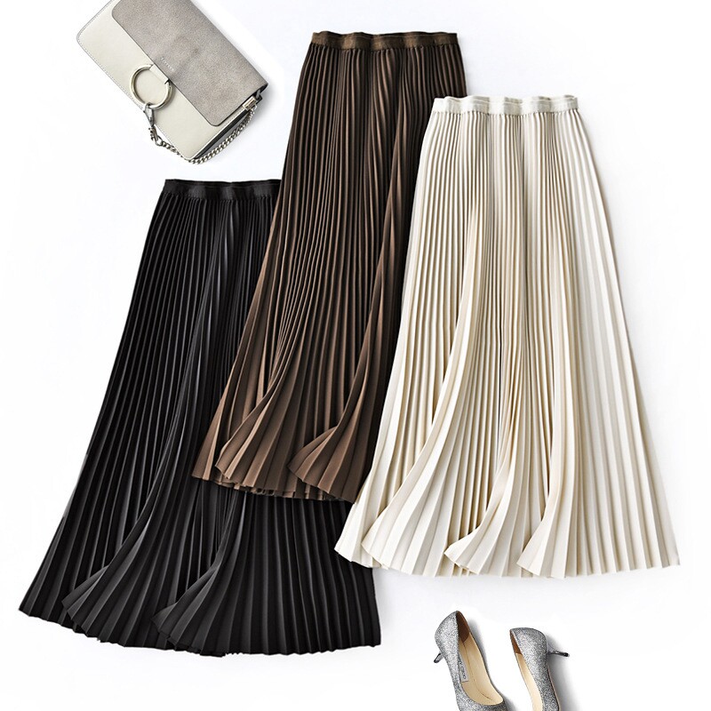 Half body dress autumn winter Korean version High waist display slim fit for long version commute deep curly pleasanum skirt asdf