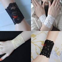 New Wrist Jacket Summer Day Decorations Female scarring Scarlet with Divine Instrumental Arm Sleeve Strap God Instrumental Lace