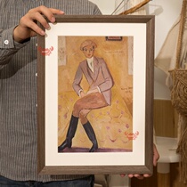 Works photo frame hanging wall-free frame photo setting table creative image like Kuang sketch calligraphy painting frame customization