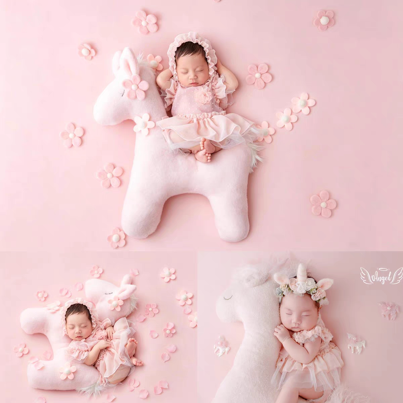 Newborn Photography Props and Clothing for the Year of the Horse, Full Moon Photoshoot, Baby Photoshoot, Postpartum Photoshoot, 100-Day Photoshoot Outfits