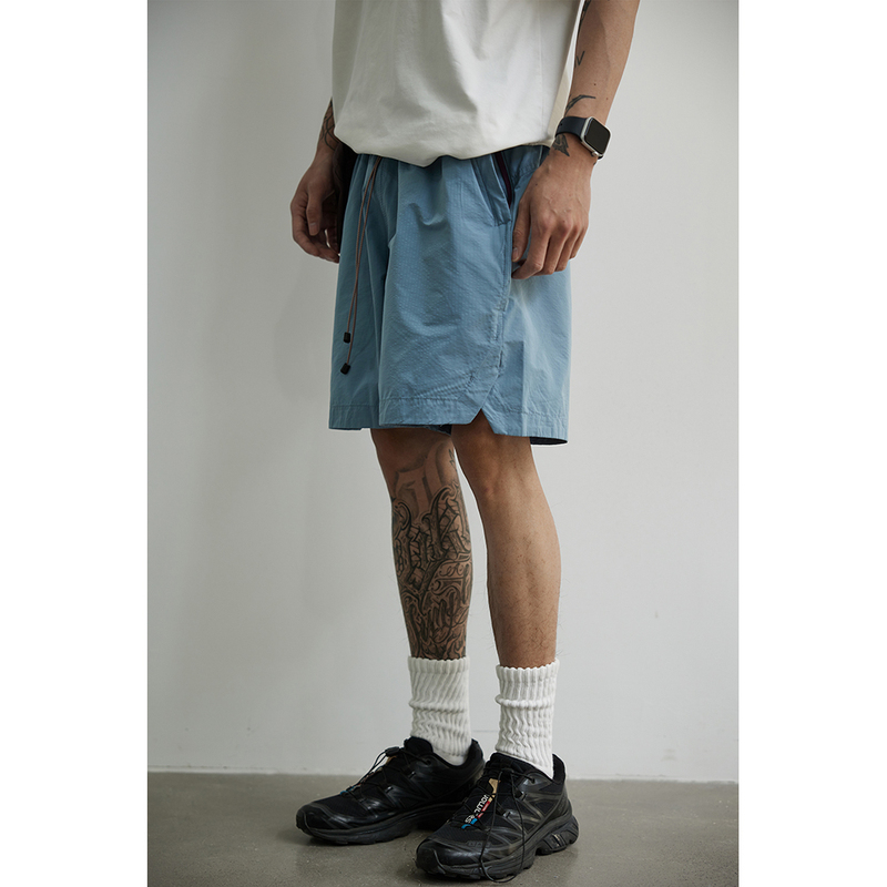 Lh Store Summer Outdoor Quick-Drying Casual Thin Shorts Men's Mountain-Style Straight-Leg Workwear Five-Point Sports Beach Shorts