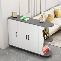 Removable Bar Table For Home Living Room Wall Entrance Sofa Partition Shoe Cabinet Kitchen Multifunctional Storage Sideboard