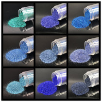 Factory direct sales high temperature resistant blue glitter powder glitter powder gold powder manicure Christmas handmade diy material fine powder
