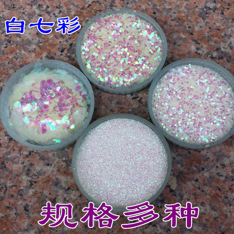 White Colorful Powder Gold Powder Silver Powder Red Colorful Glitter Powder Christmas DIY Diatom Mud Nail Glitter Powder 1kg