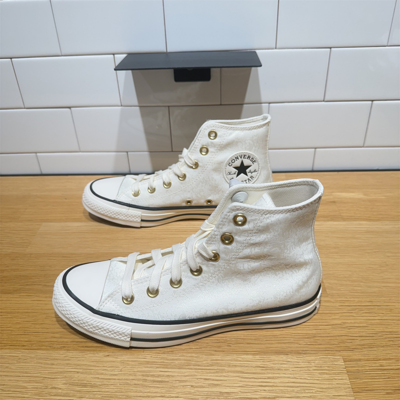 Converse Converse Spring New Product All Star Milk White High-Top Casual Canvas Shoes for Men and Women A19110C