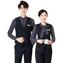 Bar KTV club work clothes mens vest suits hotel front desk cashier restaurant waiter work clothes women