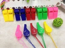 Plastic whistles childrens toys gifts refueling whistles referee whistles fans lanyard sports games whistles