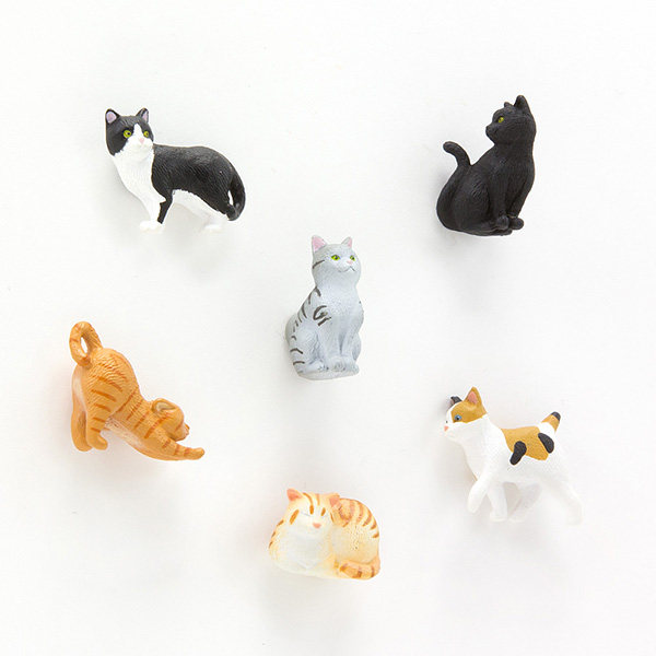 Japan MIDORI MINI CARTOON MAGNETIC REFRIGERATOR STICKER CAT DOG KITCHEN ACCESSORIES CUTE MAGNET DECORATION MAGNET STICKER