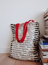 US Out of Print History banned books Literature famous retro canvas bag Creative literature Shoulder bag bag