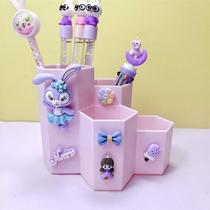 Star Didew Pen Holder Containing box Students Desktop Childrens Girls Heart High School Girls and boys Pens Cartoon Creative Fashion