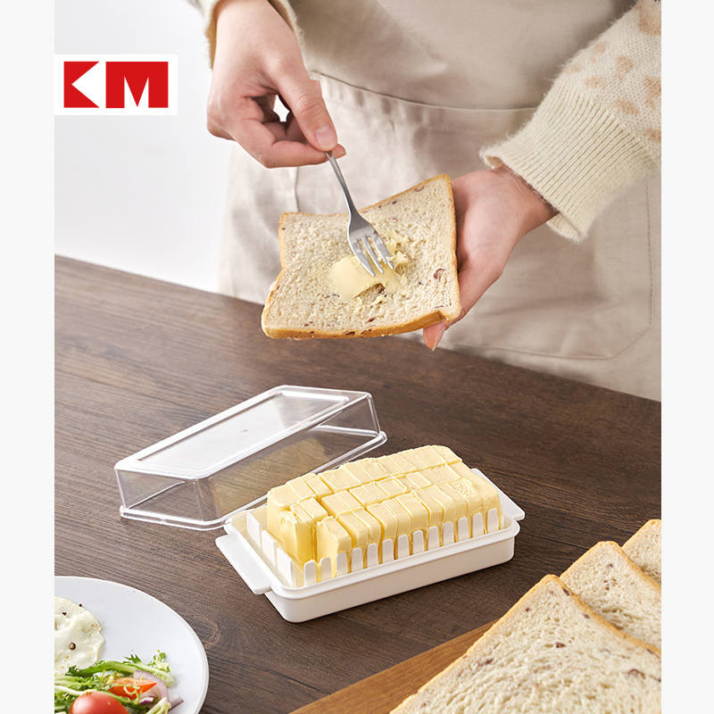 Japan Cream Cutting Box box with lid contained Freshness Box Bull Oil Storage Box Plastic Able to Contain Chopped Block Aid