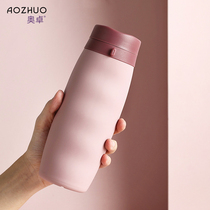 Silicone portable sports kettle Portable creative silicone folding cup Outdoor travel folding coffee water cup