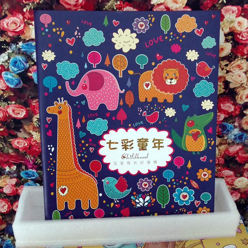 A4 kindergarten primary school students growth memorial book manual school graduation file children record photo album diy loose-leaf