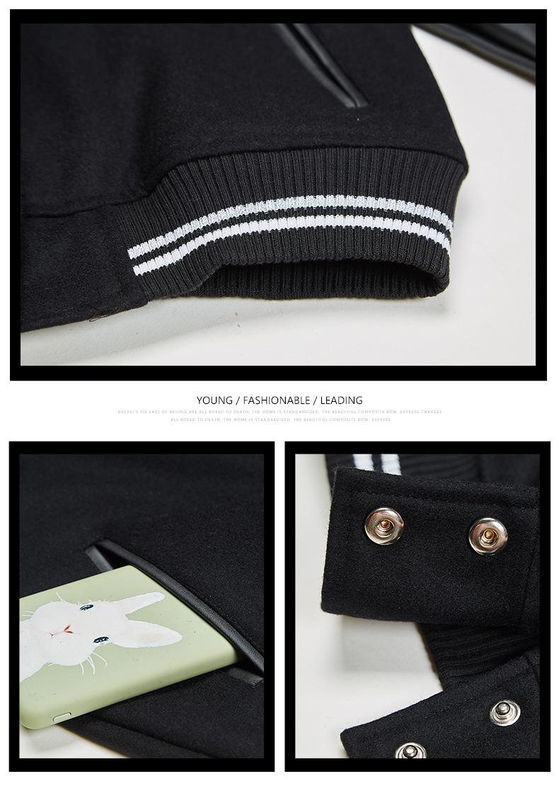 Blouson homme MLBNY manches longues en Laine - Ref 3117030 Image 19