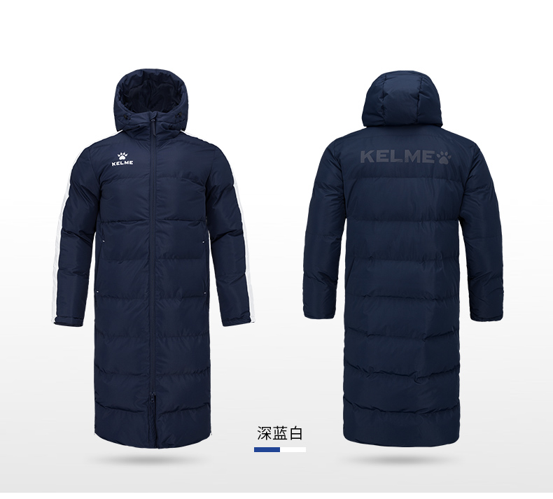 Kalmei 2018 mùa thu đông mới quần áo cotton nam sinh viên thể thao không thấm nước độn trùm đầu áo khoác cotton dài ấm áp áo phao nữ dáng ngắn có mũ