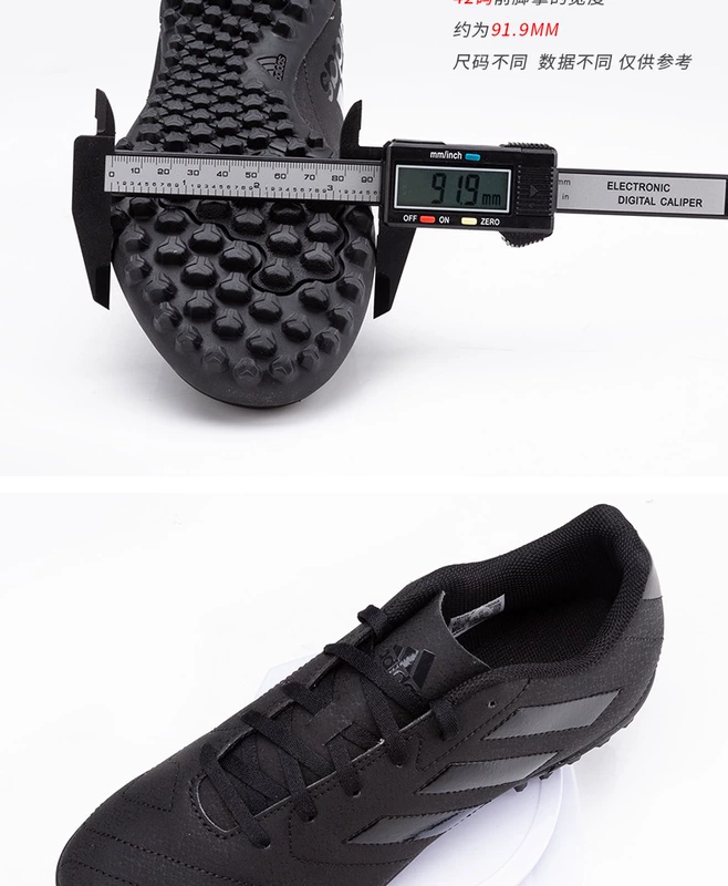 Giày đá bóng Adidas gãy đinh nam người lớn TF sân cỏ nhân tạo chống trơn trượt thanh niên Giày tập luyện Adidas - Giày bóng đá