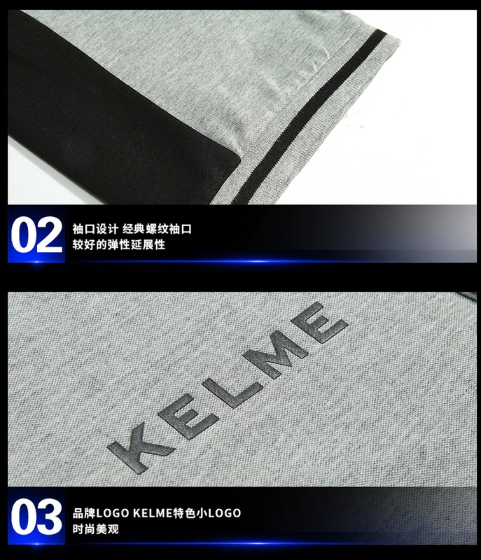 KELME Kalmy Sports POLO Áo sơ mi nam ngắn tay ve áo Dịch vụ trọng tài mùa hè Áo phông thể thao giản dị