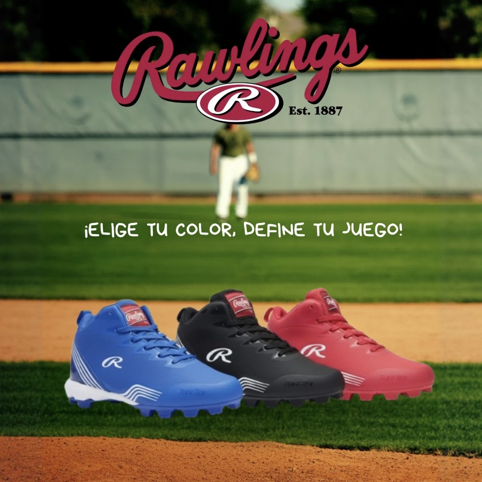 ローリングス アメリカンベースボールシューズ ラバースパイク付き、2026年新スタイル、ユニセックス、滑り止め、耐摩耗性、快適