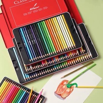 Show Oily Colored Pencil 12 24 24 Couleur 36 couleur Boîte de fer Emballage Livret gratuit Qualité des exportations