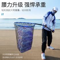 Lure copy net folding lure silicone net bag fish fishing sea fishing portable hand copy net large object anti-hanging no hook operation net