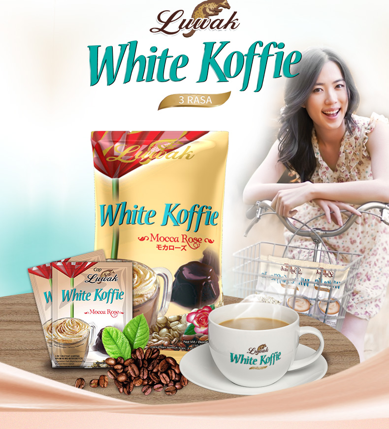 Luwak摩卡口味白咖啡印尼进口速溶提神