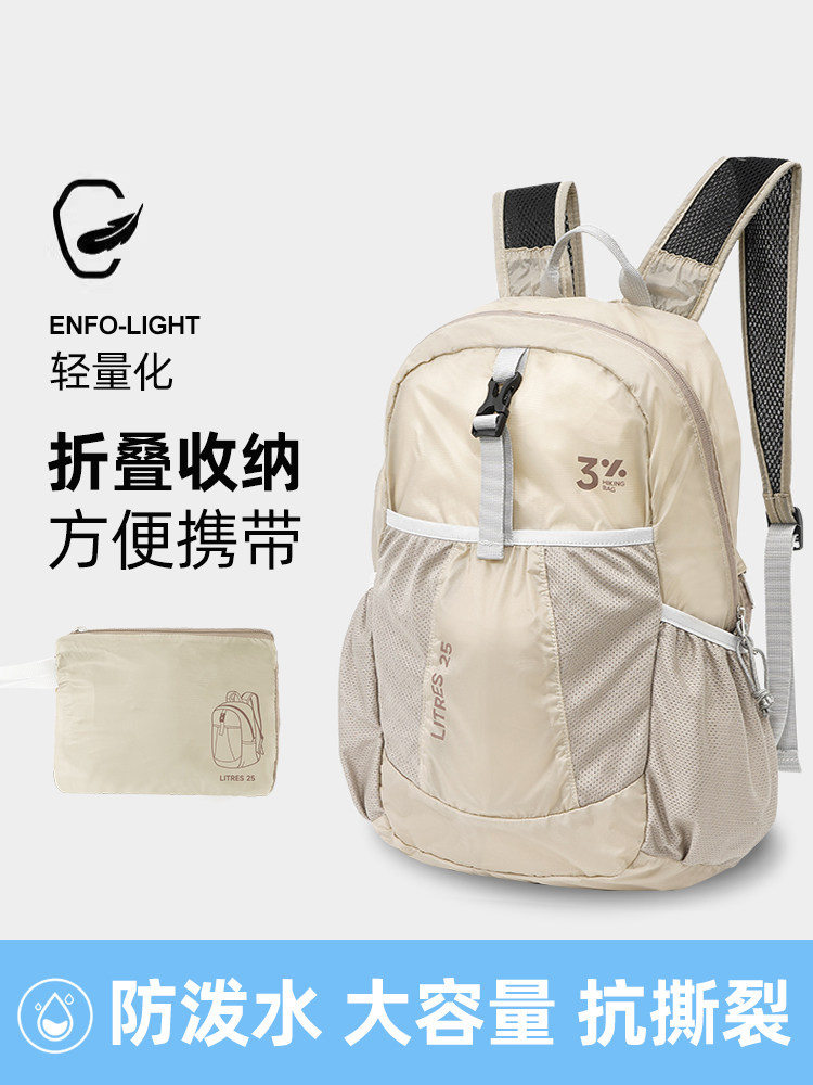 2025 New Travel Backpack For Women & Men, Lightweight Foldable Water-Resistant Outdoor Hiking Skin Bag For Summer - Thumbnail 3