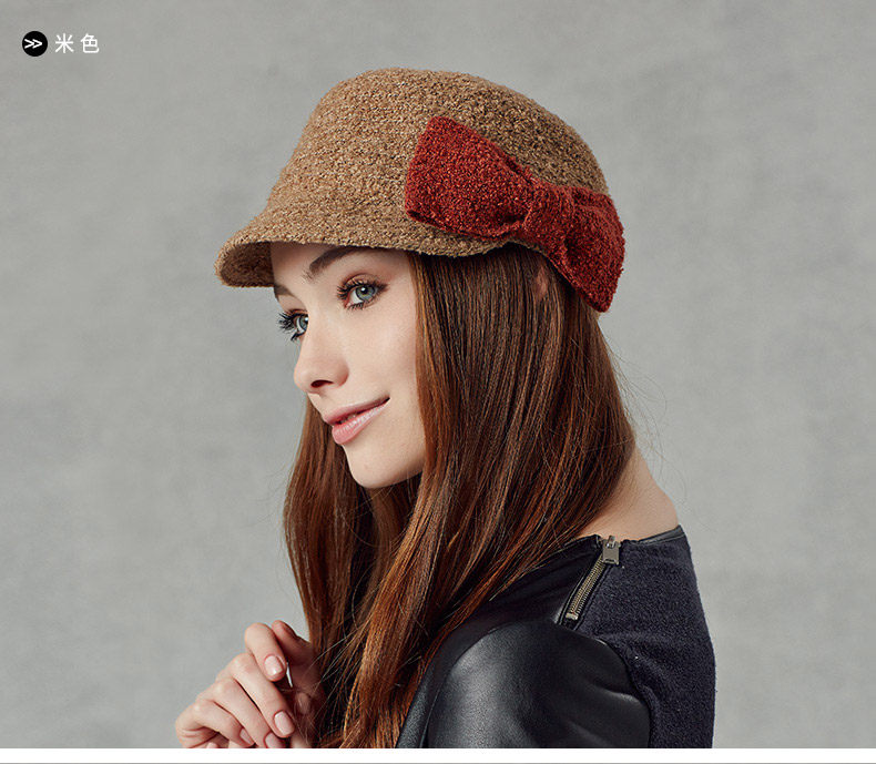 Демисезонная шапка, модный элегантный берет, кепка 