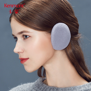 卡蒙冬季保暖加绒无间耳套纯色简约