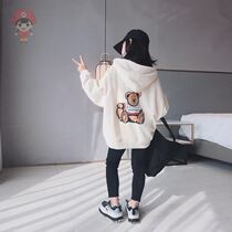 Girls Lianhood 2022 Spring and Autumn New Child Yangqi Leisure jacket 12 years old CUHK Tong Han version blouses