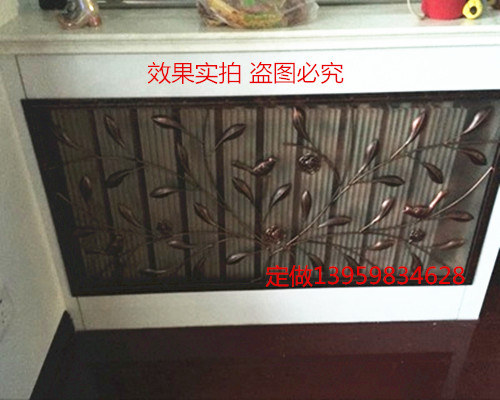 Châu Âu rèn sắt tản nhiệt bao gồm trang trí tường xem màn hình phân vùng rỗng tường trang trí cửa sổ sắt rèn sưởi ấm tùy chỉnh - Màn hình / Cửa sổ kệ vách ngăn phòng khách