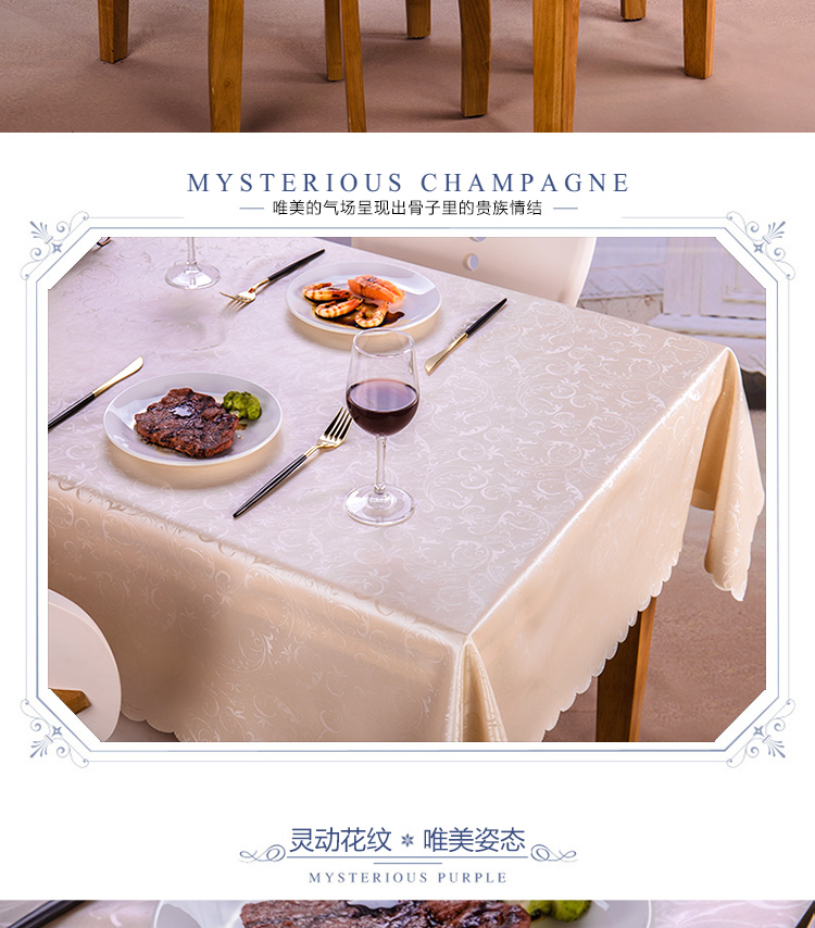 bảng không thấm nước mat bảng bảng vải khăn trải bàn vải dùng một lần dầu chống bỏng hình chữ nhật vải trải bàn Continental Hotel Roundtable mua khăn trải bàn