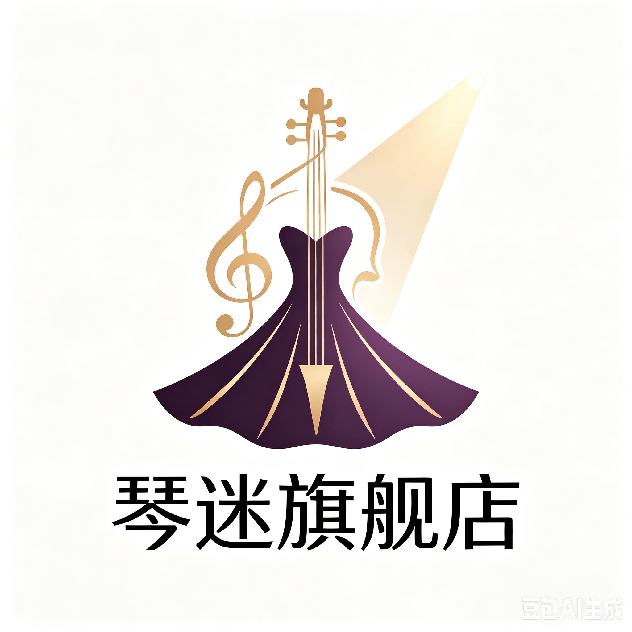 琴迷旗舰店的LOGO