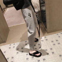 Autumn Winter 2022 New Internet Red Grandma Fried Street Sweatpants Broadlegged Pants Raw Wind High Street Pants Womens Fashion Boomer Fashion