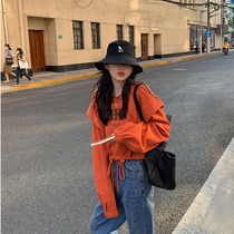 Autumn and winter 2020 explosive Street jacket Japanese ancient small man short simple sweater womens fashion ins ins