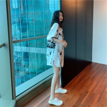 2021 Young mature wind little man original design womens clothing can be salt can be sweet port wind polo shirt dress sub-summer