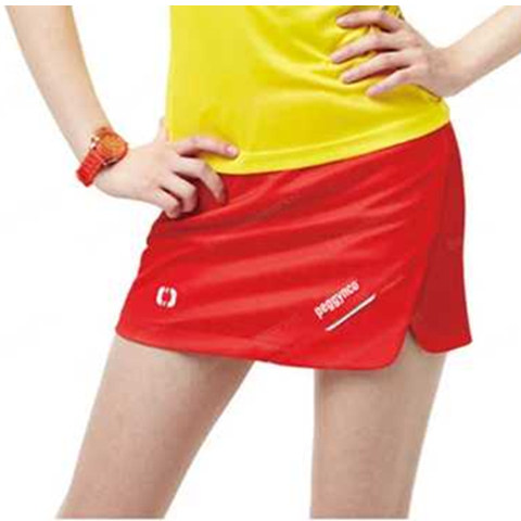 Special Korean badminton suit sports pants skirt Female badminton skirt tennis shorts breathable red hip skirt