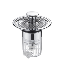 Baihan wash basin hand basin leaking plug filter spring core basin drain anti-blocking and odor pressing accessories 49