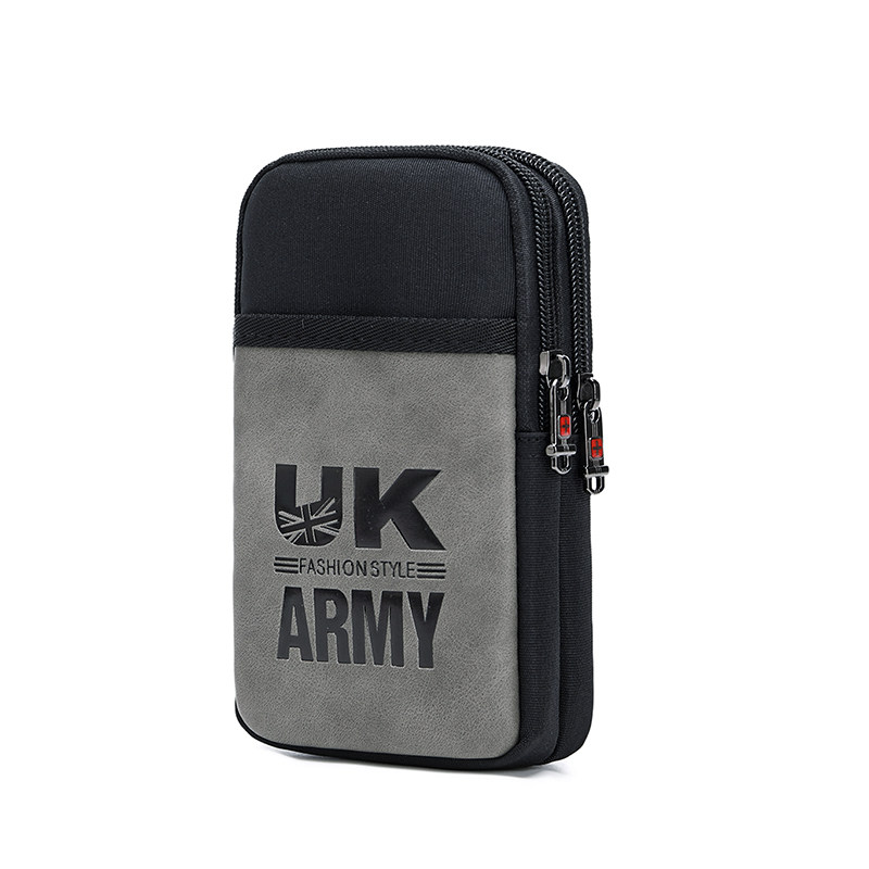 Swiss army knife men's 6 5 inch large screen mobile phone bag universal vertical mobile phone waist bag sports satchel waterproof