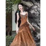 Этнический кардиган, платье-комбинация, комплект, юбка из провинции Юньнань, этнический стиль, стиль бохо